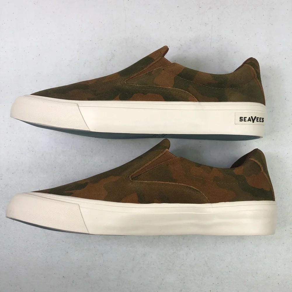 SEAVEES Hawthorne Desert Camo Slip On Sneakers
